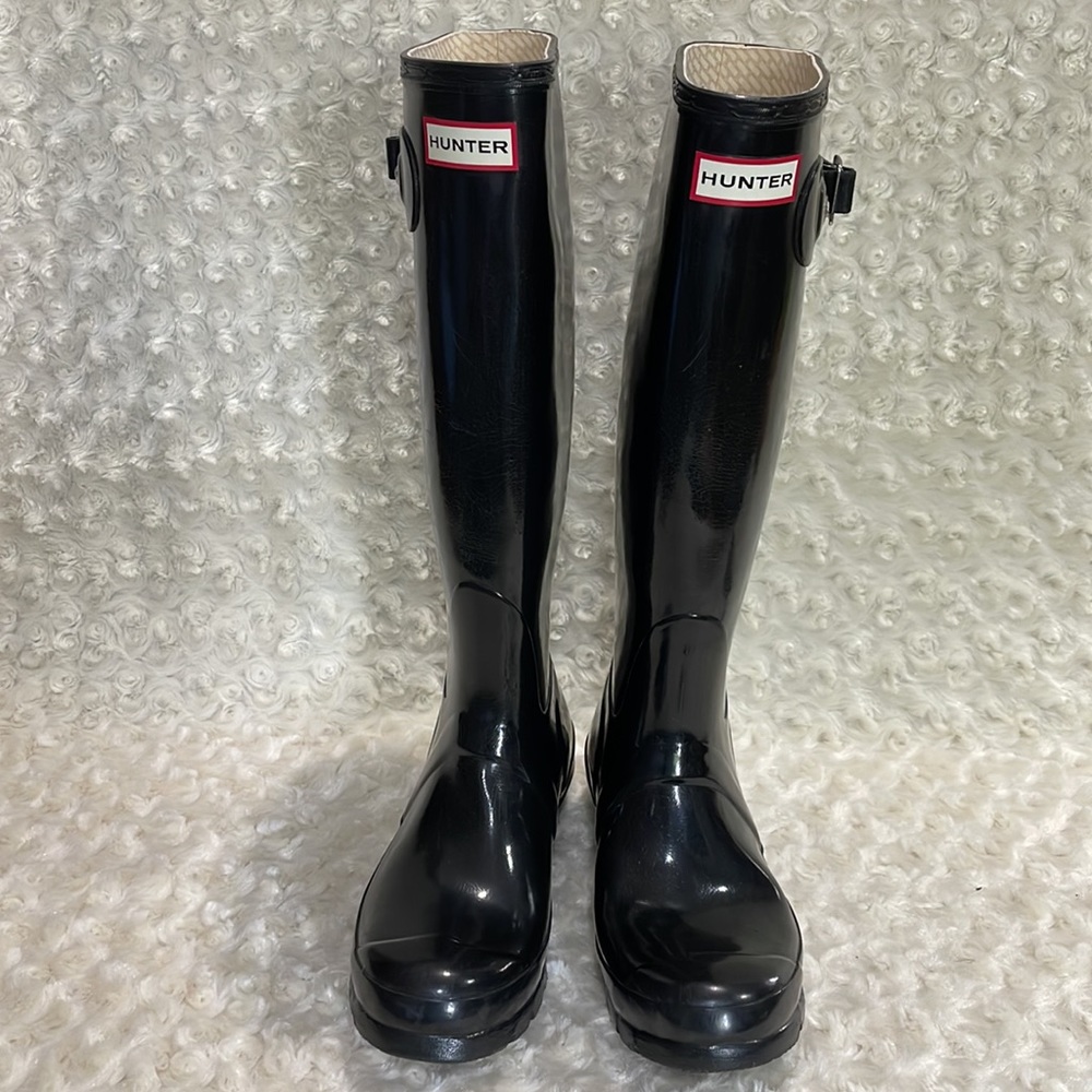 Hunter original tall gloss boots - Picture 2 of 16